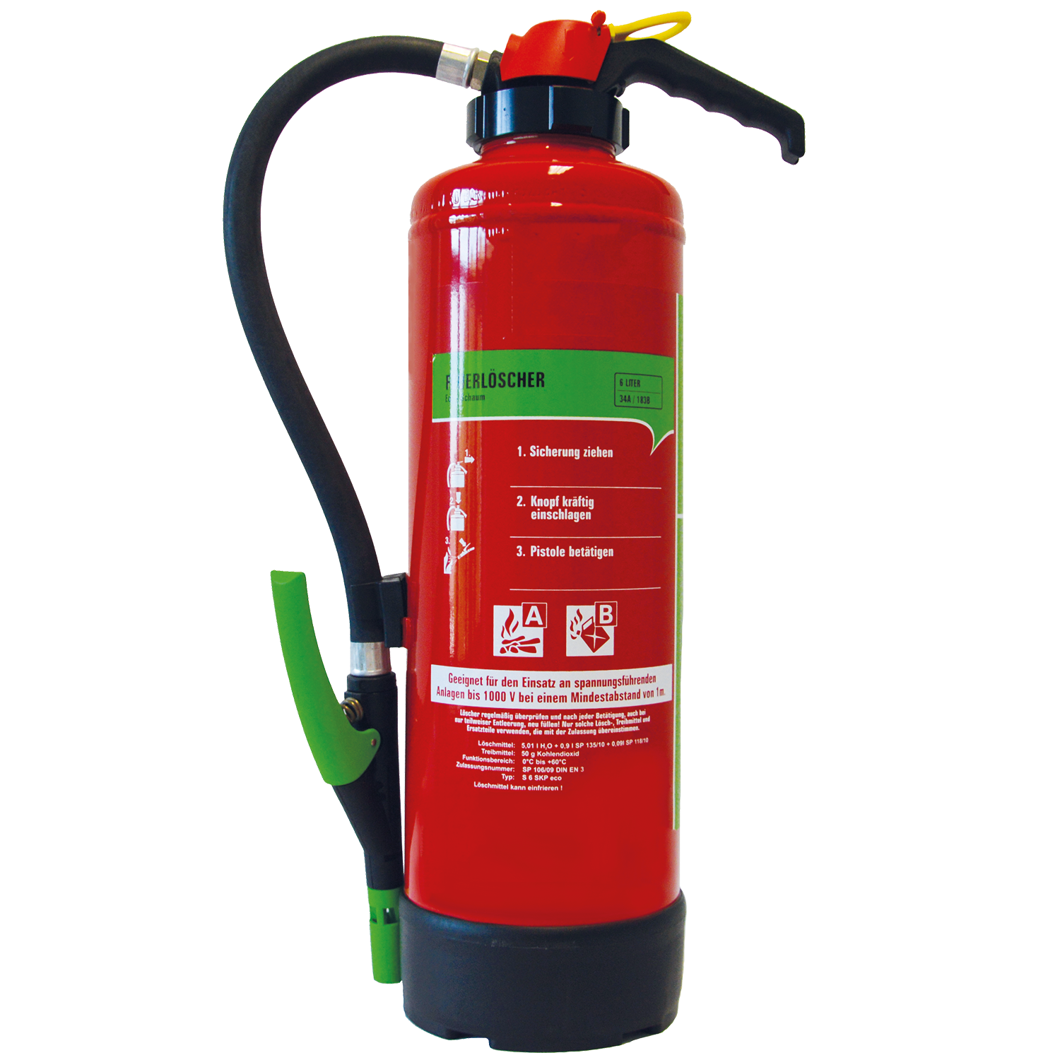 Bio-foam extinguisher