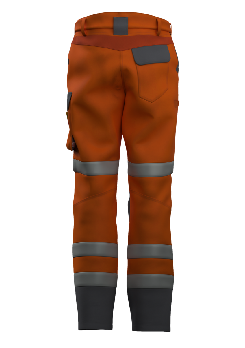 High Vis narancssárga / Sötét szürke