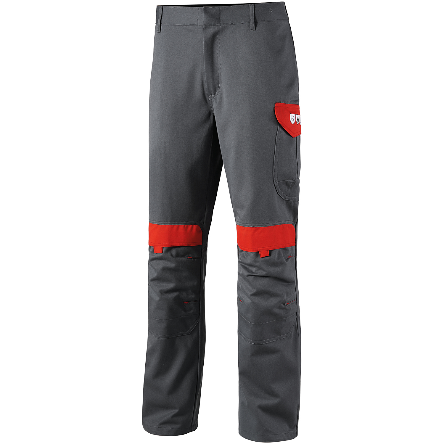 CWS Delta Multiprotect Trousers Grey/Red