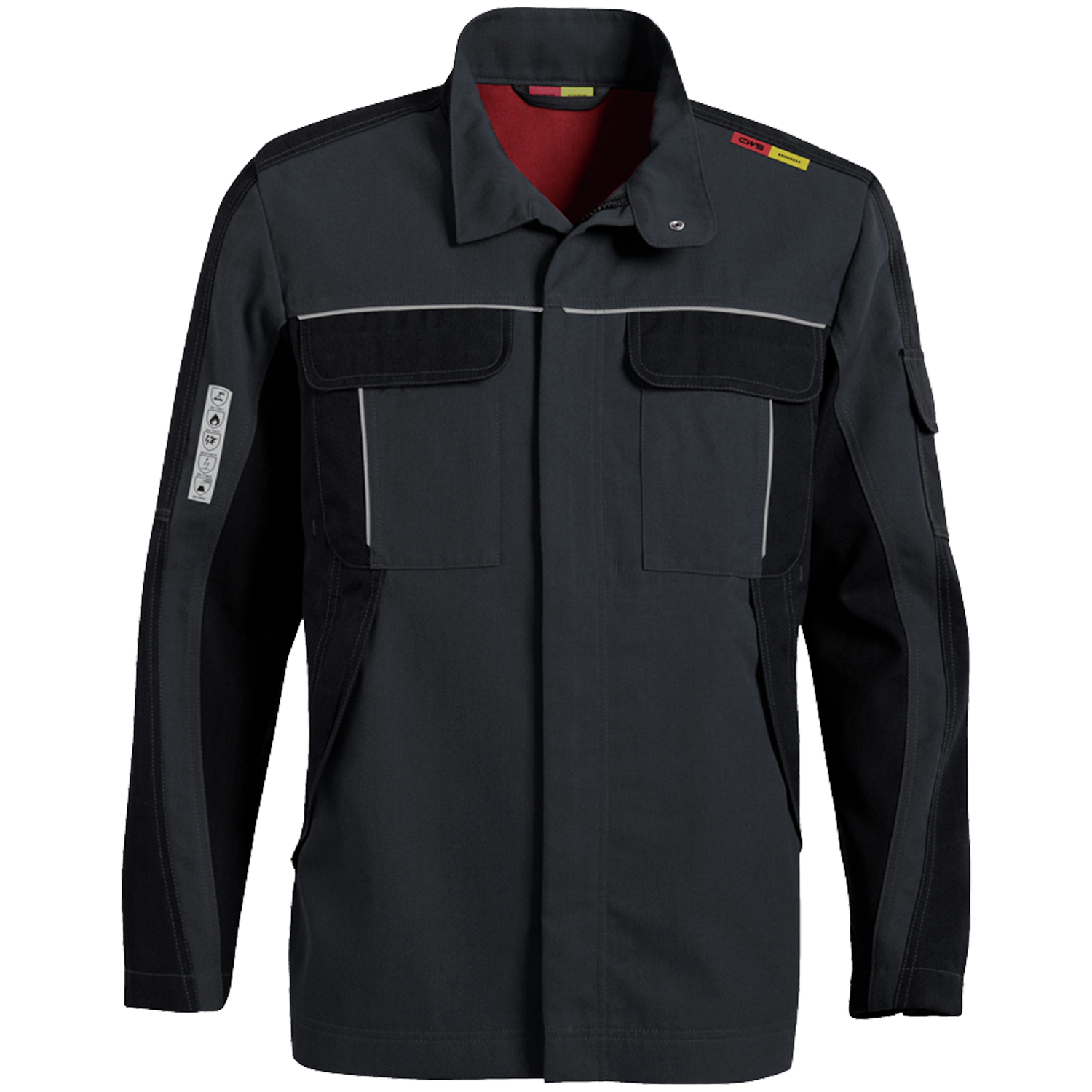 CWS Profi Line Protection Work Jacket Grey/DarkGrey