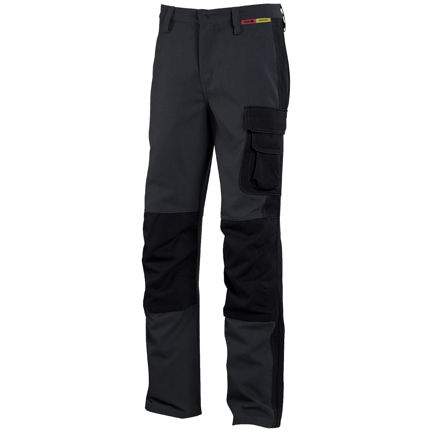 CWS Profi Line Protection Trousers Grey/DarkGrey w/ Kneepad Pockets