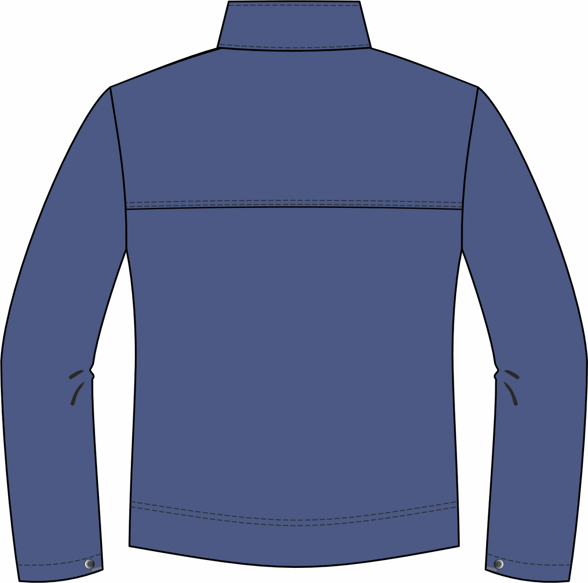 CWS Industry Comfort: Work Jacket Blue view 2
