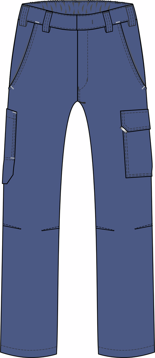 CWS Industry Comfort: Trousers Blue view 3
