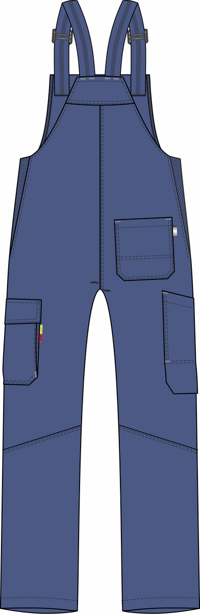CWS Industry Comfort: Dungarees Blue view 2