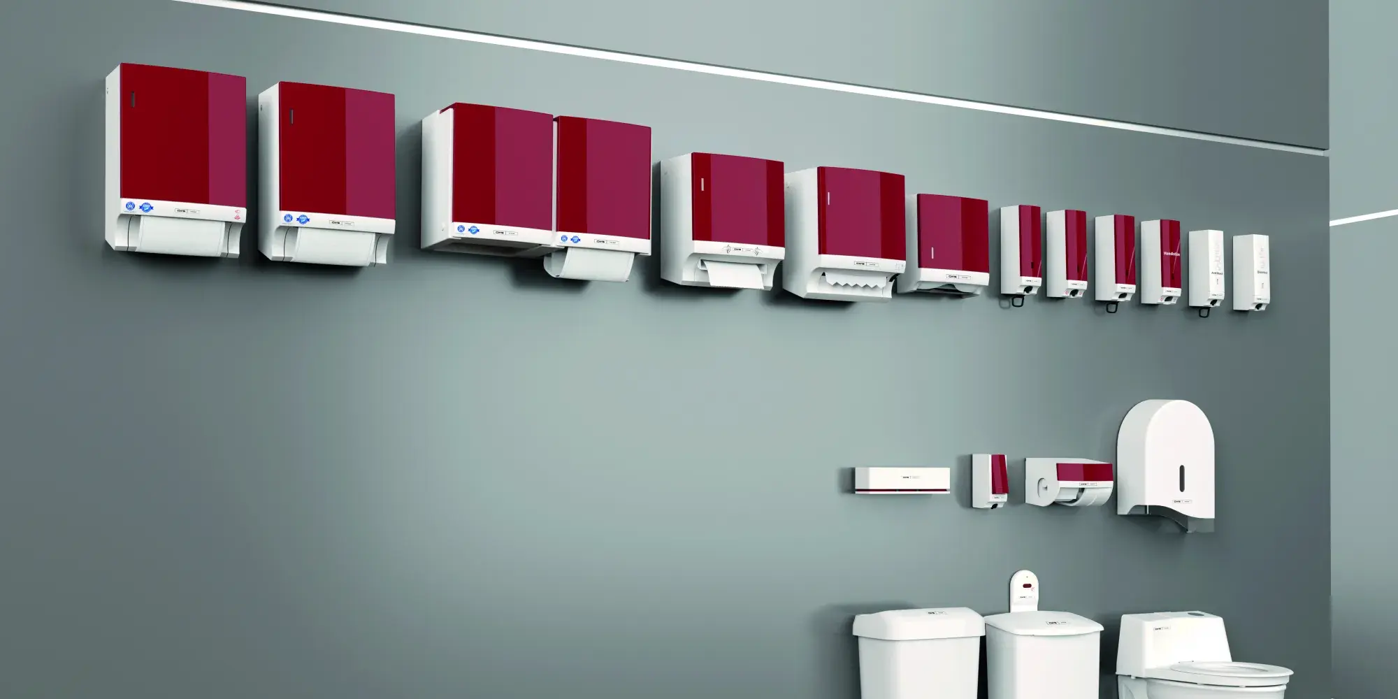 CWS ParadiseLine Family Wall Red