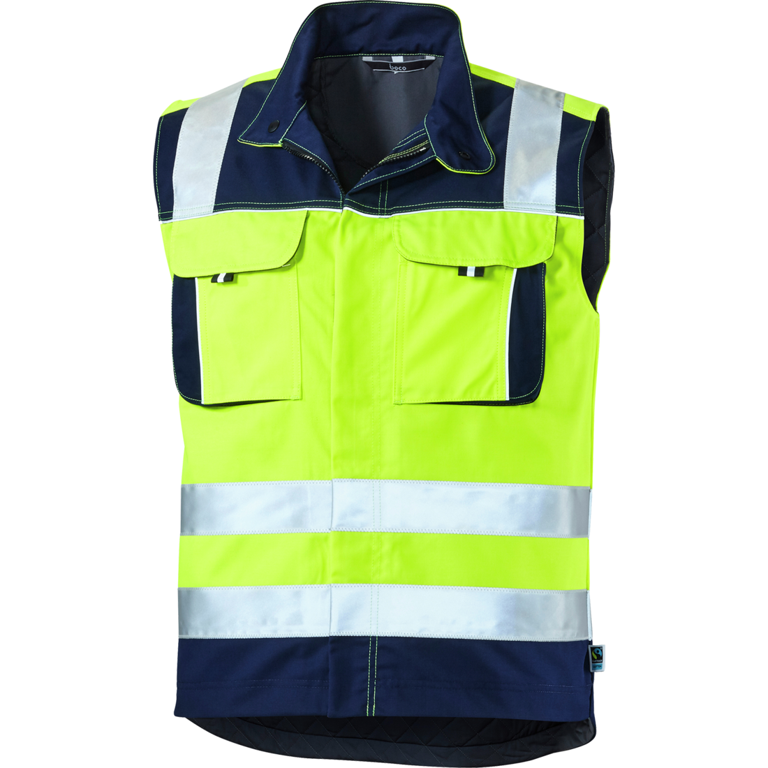 CWS Pro Line HighVis Work Vest High Vis Yellow/Darkgrey CWS