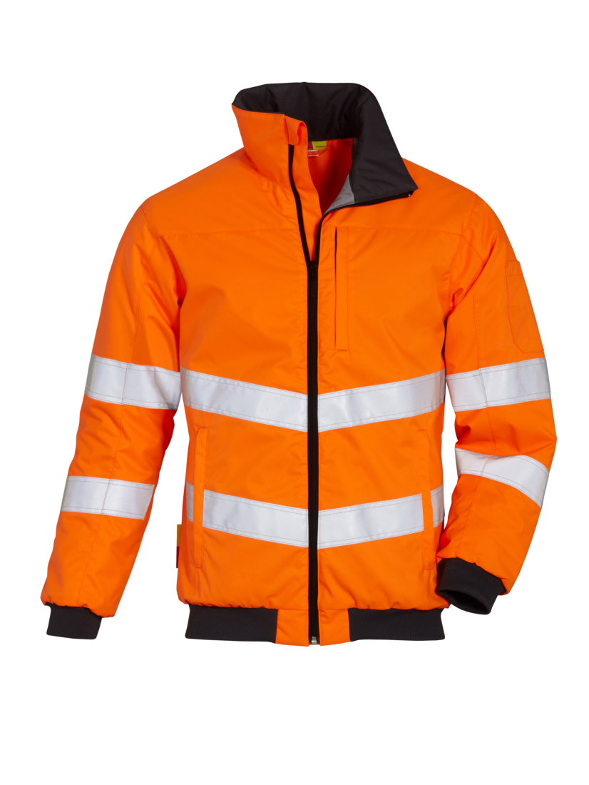 CWS Core HighVis: Bundjacke Warngelb m. Reflexstreifen