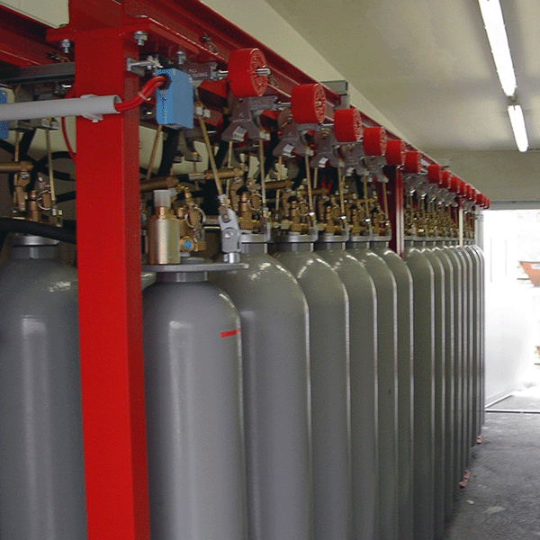 Carbon dioxide extinguishing system CWS