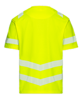 CWS Core HighVis: T-Shirt Warngelb Kurzarm m. Reflexstreifen