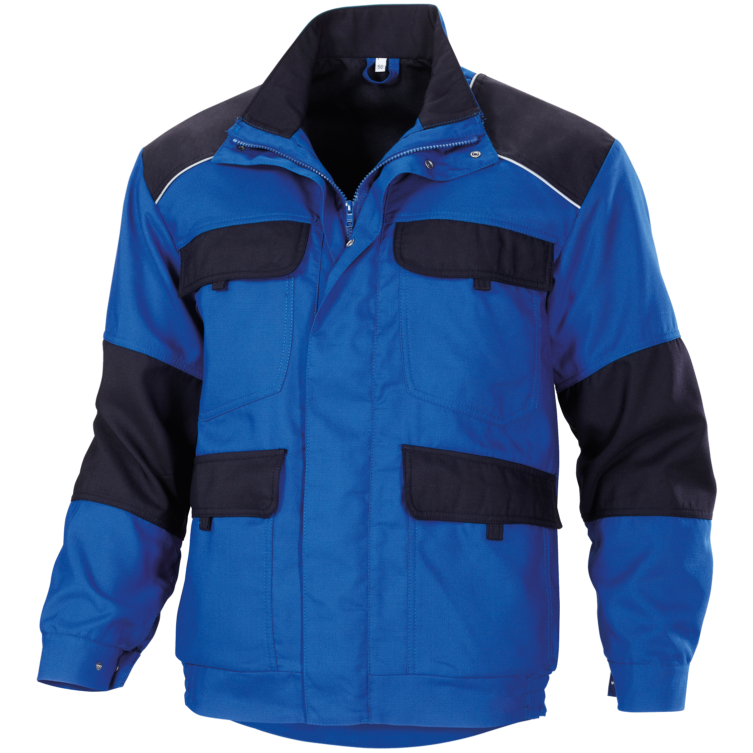 Blue work clearance jacket