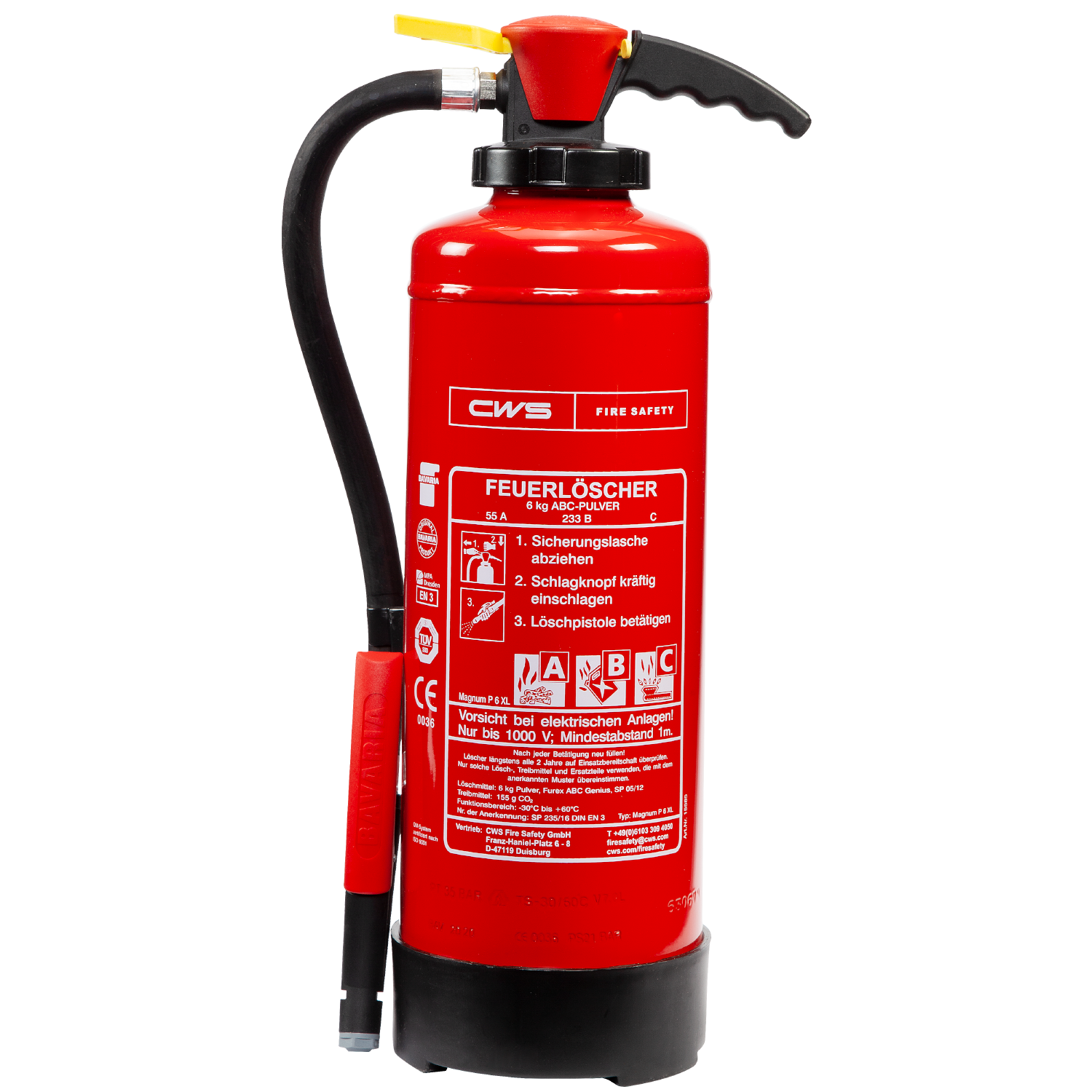 Powder fire extinguishers 
