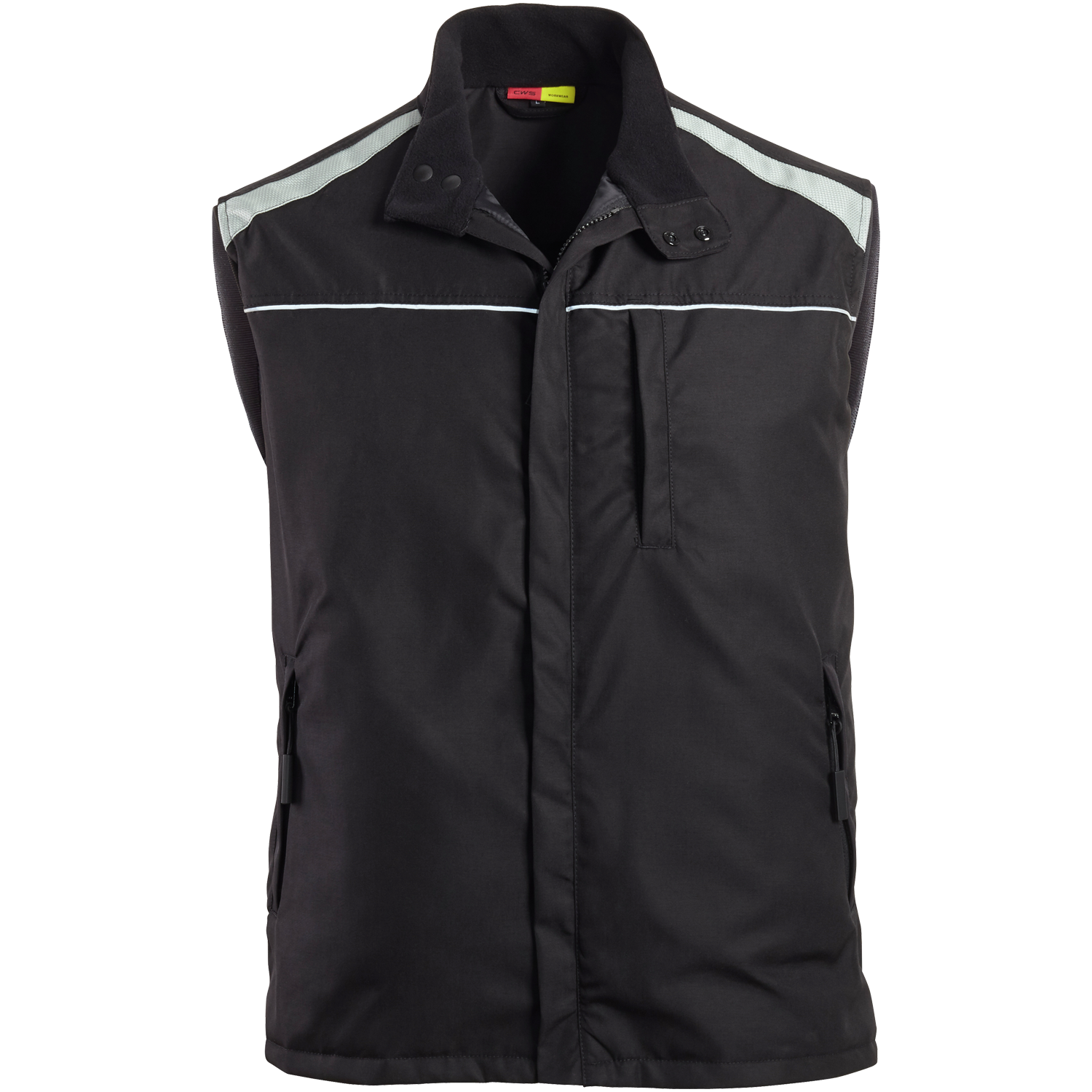 CWS Profi Line Outdoor Work vest  Black padded