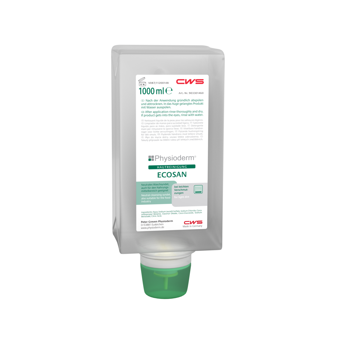 CWS hand cleanser ECOSAN® 1.000 ml CWS
