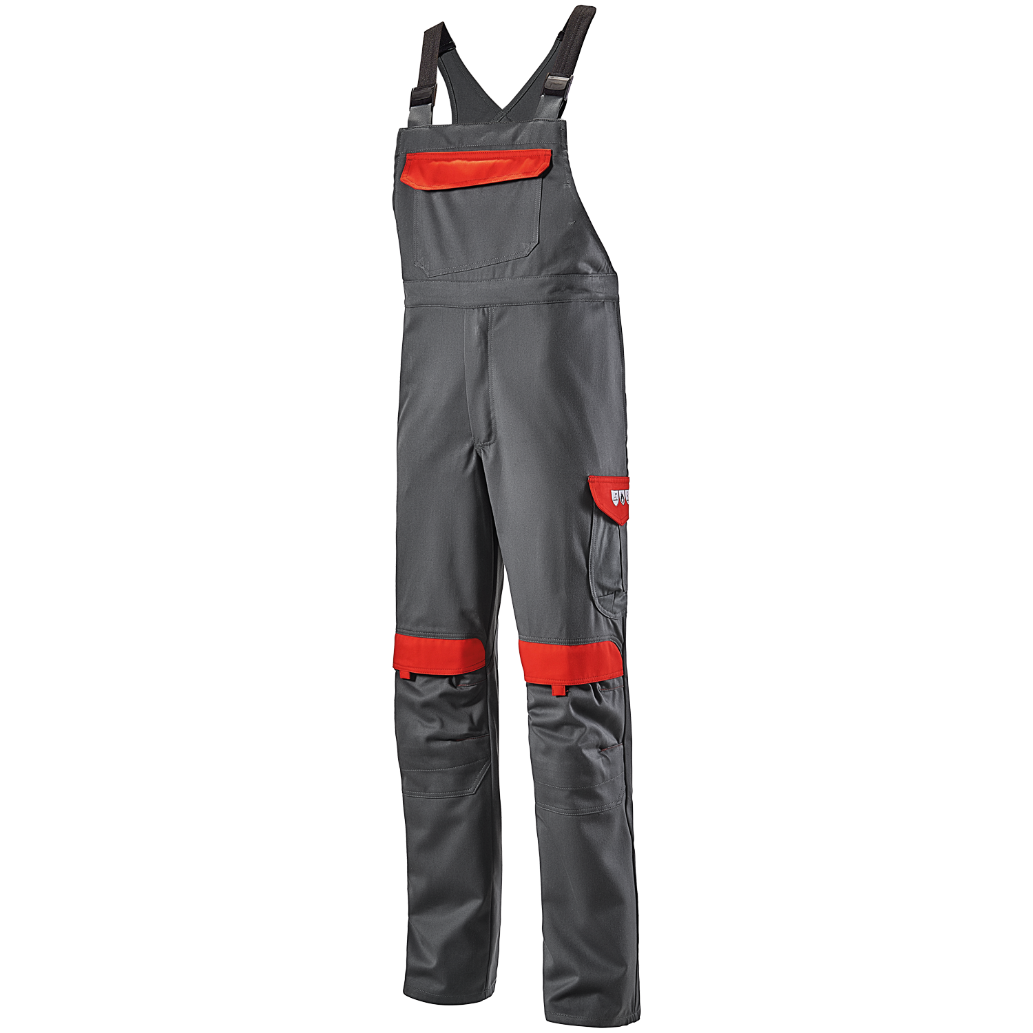 CWS Delta Multiprotect Dungarees Grey/Red