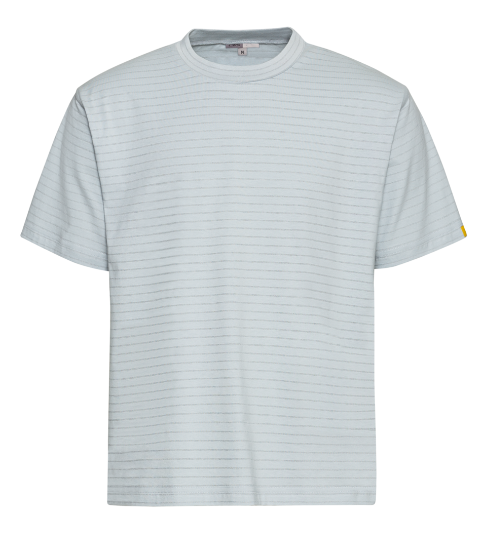 CWS ESD Safe Line: T-Shirt Lightgrey Short Sleeves