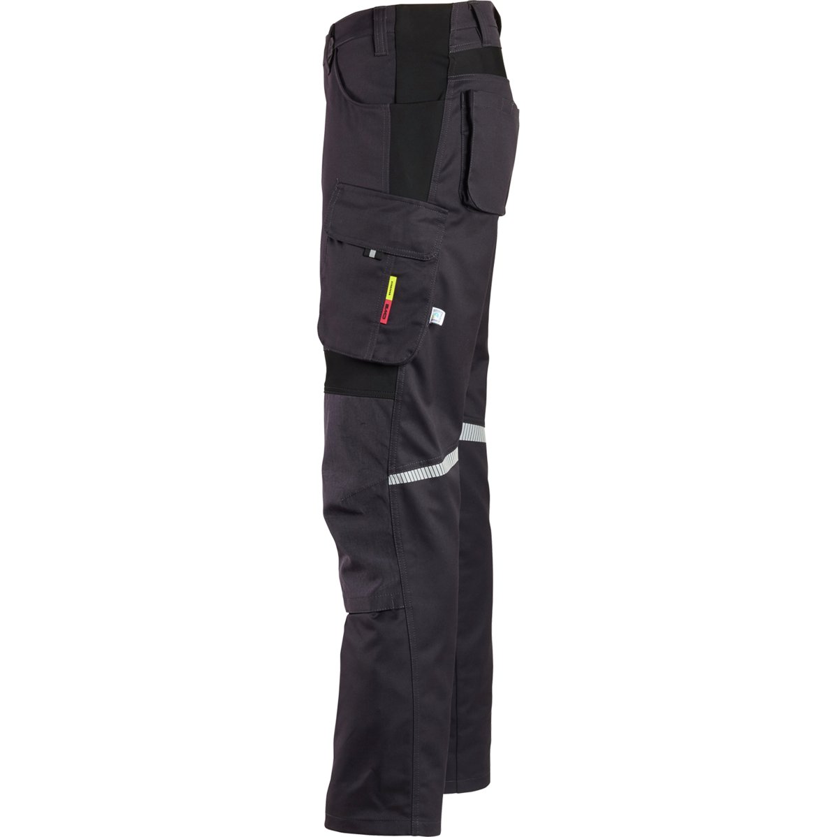 CWS 220 Days: Trousers Darkgrey/Black w. Kneepad Pockets view 3