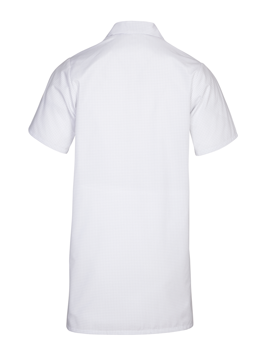 CWS ESD Safe Line: Coat Men White Short Sleeves view 2
