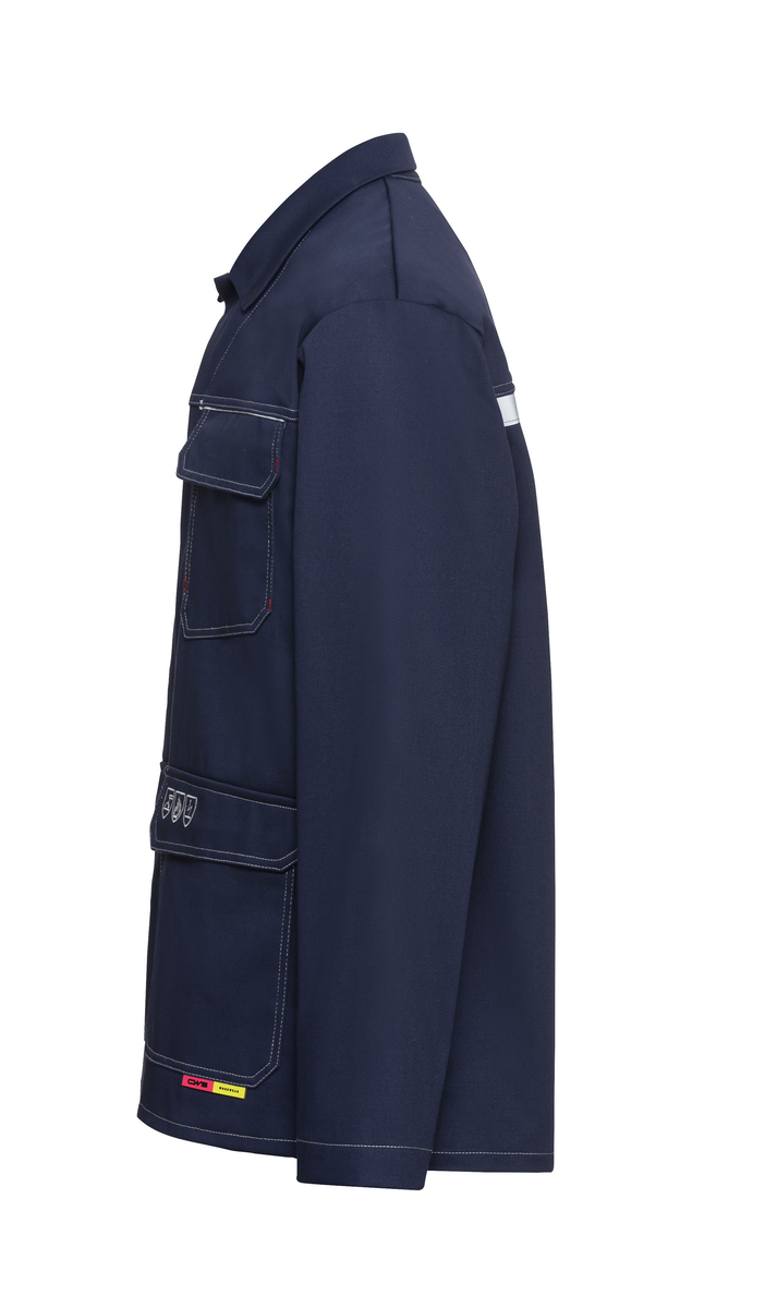 CWS Alpha Welding 2: Work Jacket Darkblue w. Reflective Stripes view 8