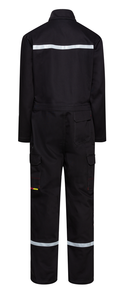 CWS Alpha Welding 2: Overall Darkgrey w. Reflective Stripes w. Kneepad Pockets view 6