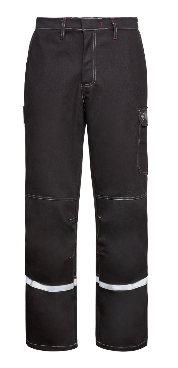CWS Alpha Welding 2: Trousers Darkgrey w. Reflective Stripes w. Kneepad Pockets view 5