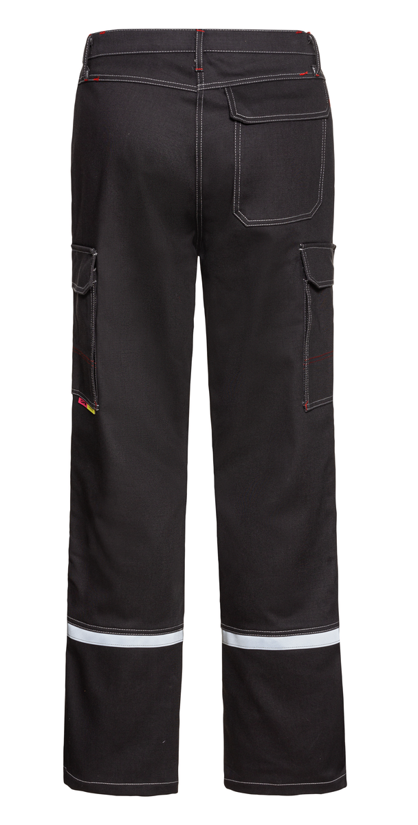 CWS Alpha Welding 2: Trousers Darkgrey w. Reflective Stripes w. Kneepad Pockets view 6
