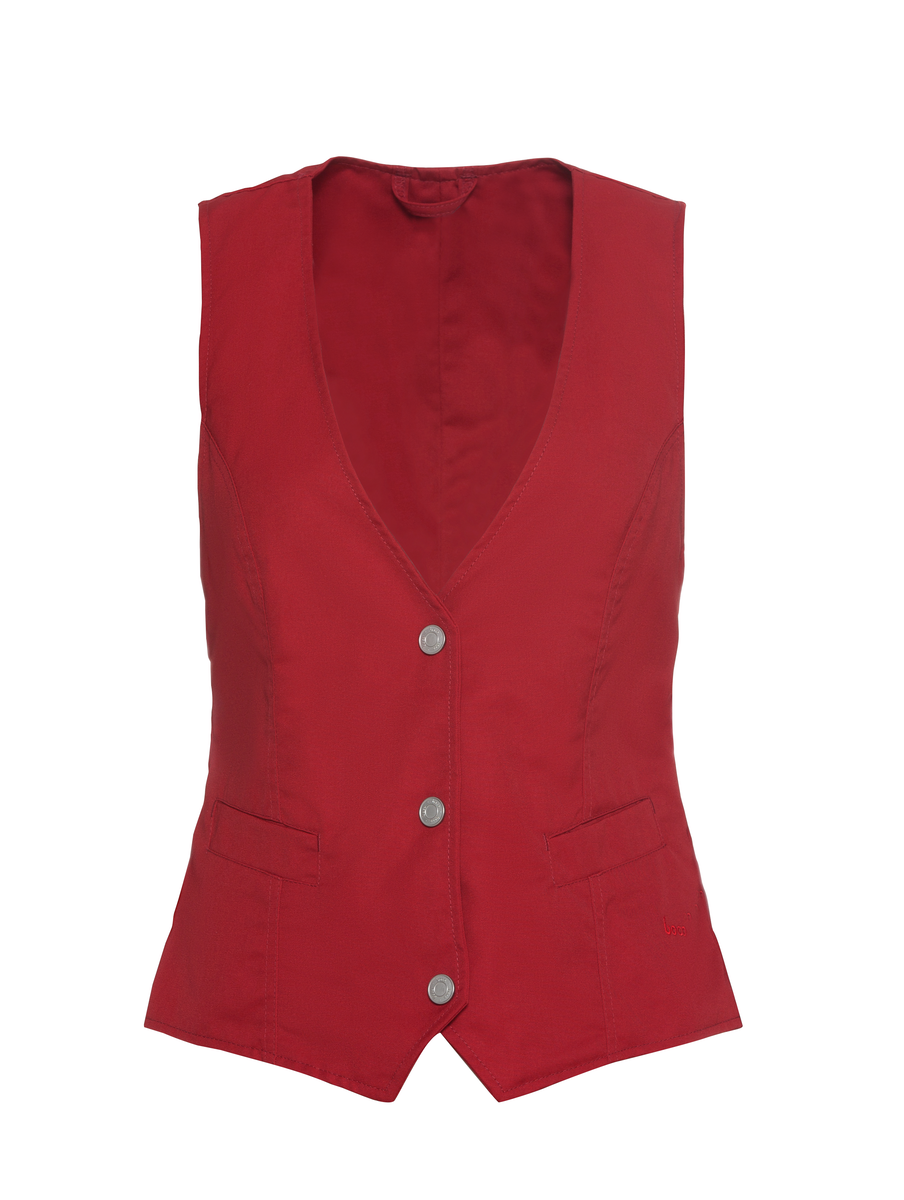 CWS Amalfi Line: Business Vest Ladies Darkred view 3