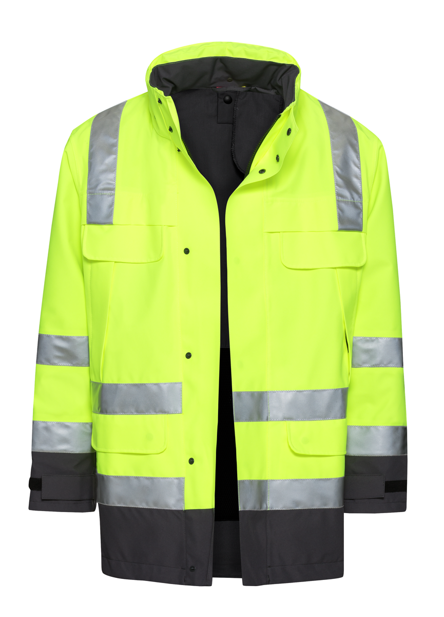 CWS Pro Line HighVis: Parka opozorilna rumena/temno siva view 3