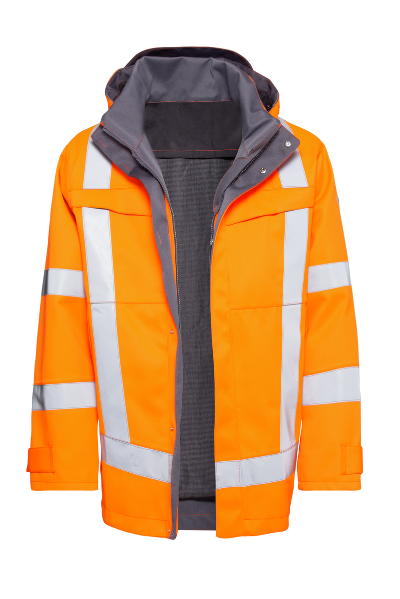CWS Delta Multiprotect HighVis: Parka High Vis Orange view 3