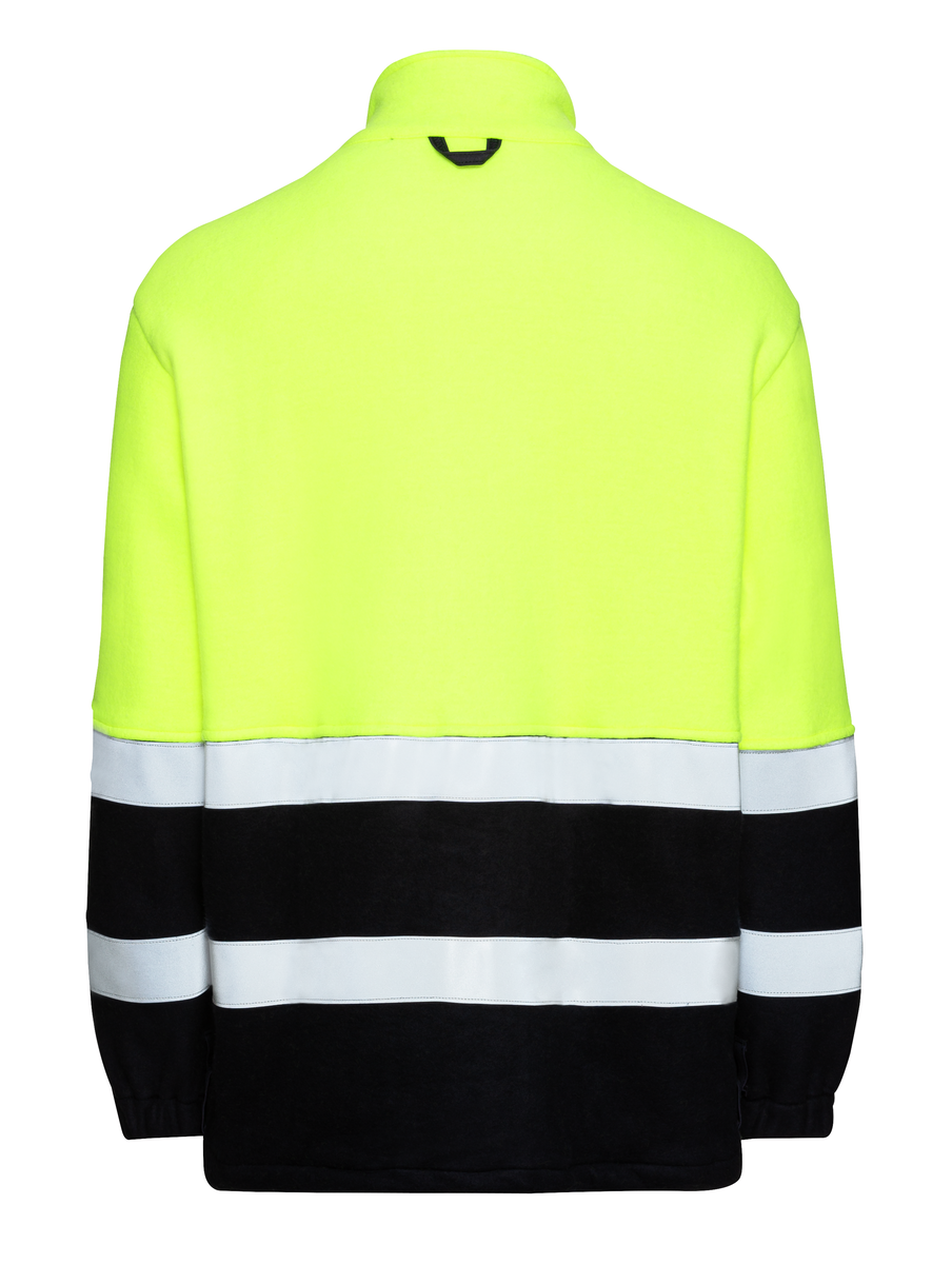 CWS Delta Multiprotect HighVis: Flis jopič z visoko vidljivostjo, rumena/temno modra view 4