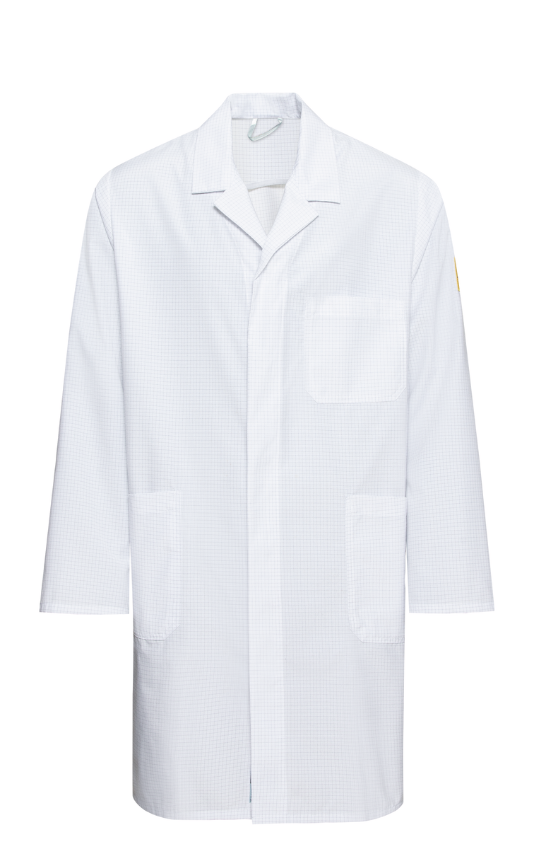 CWS ESD Safe Line: Coat Men White Long Sleeves view 3