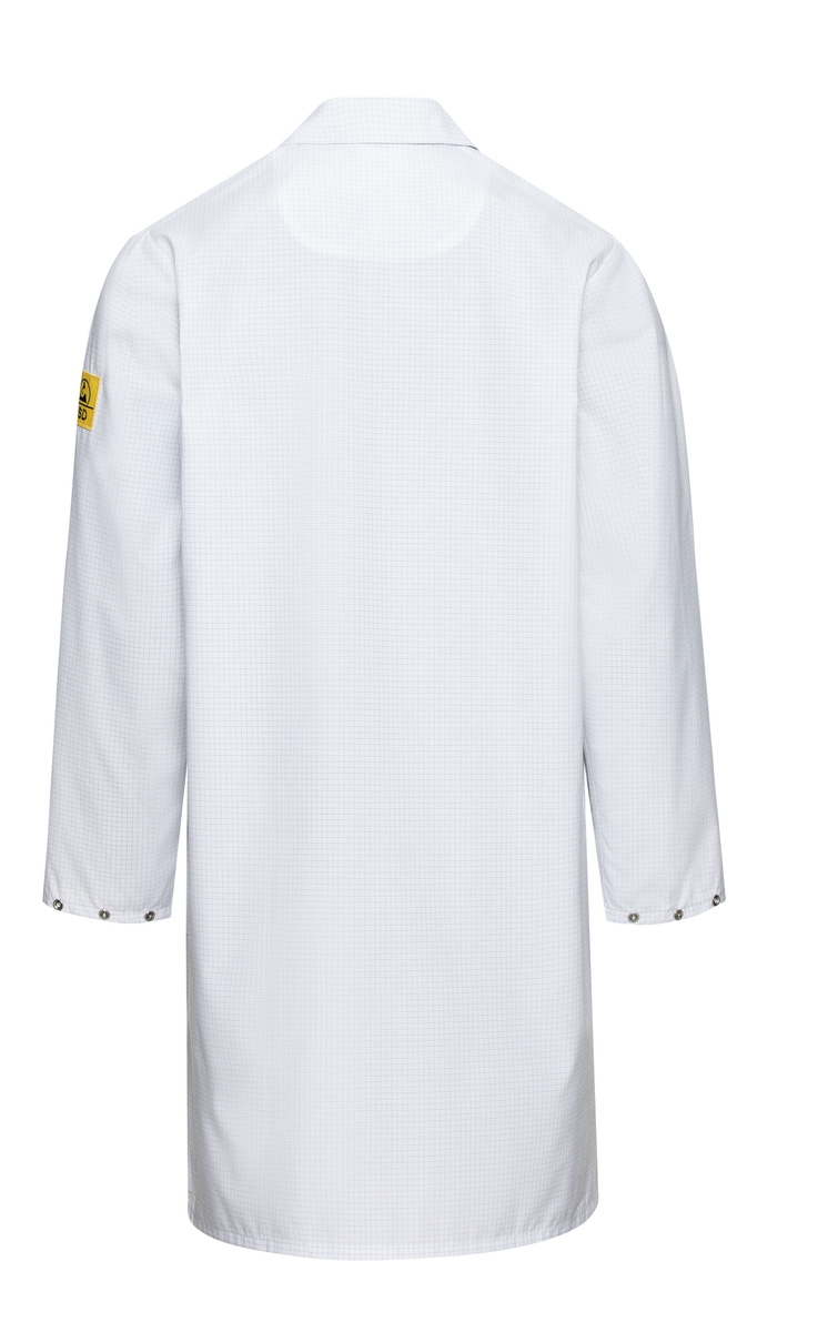 CWS ESD Safe Line: Coat Men White Long Sleeves view 5