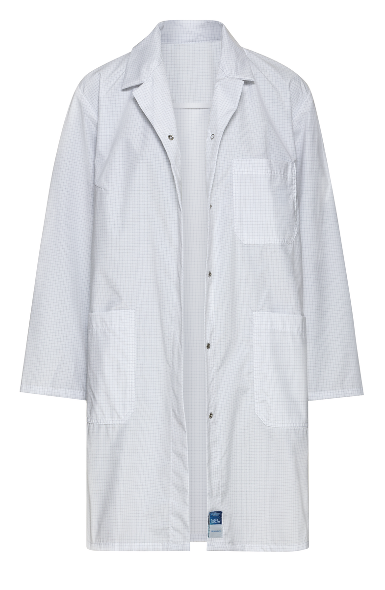 CWS ESD Safe Line: Coat Ladies White Long Sleeves view 3