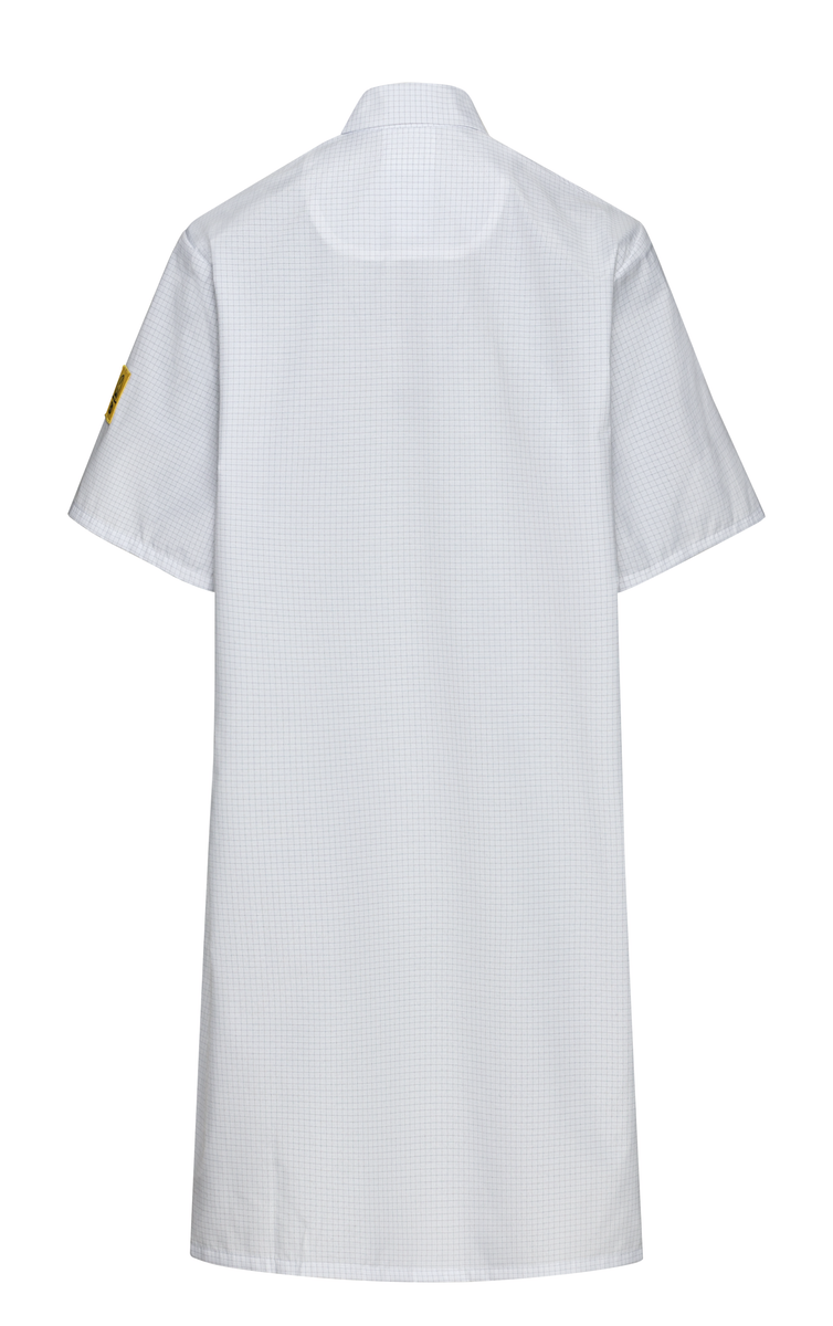 CWS ESD Safe Line: Coat Ladies White Short Sleeves view 4