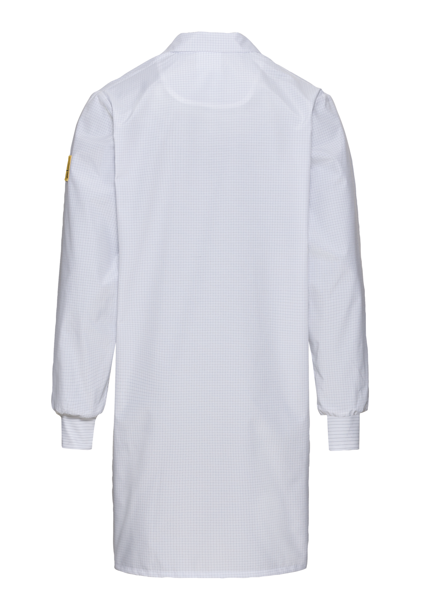 CWS ESD Safe Line: Coat Men White w. Sleeve Cuffs Long Sleeves view 8