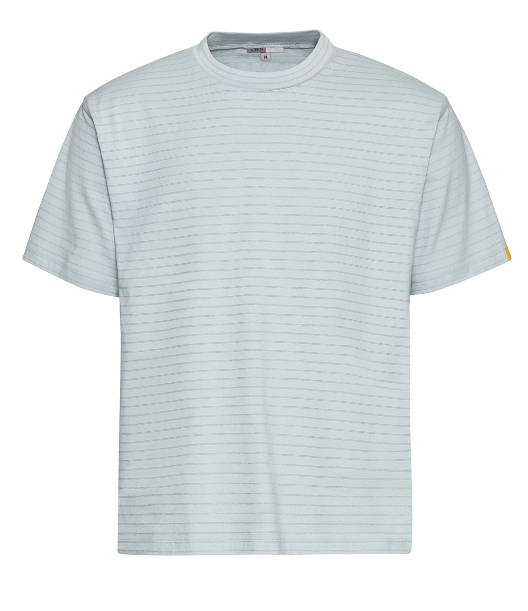 CWS ESD Safe Line: T-Shirt Lightgrey Short Sleeves view 2