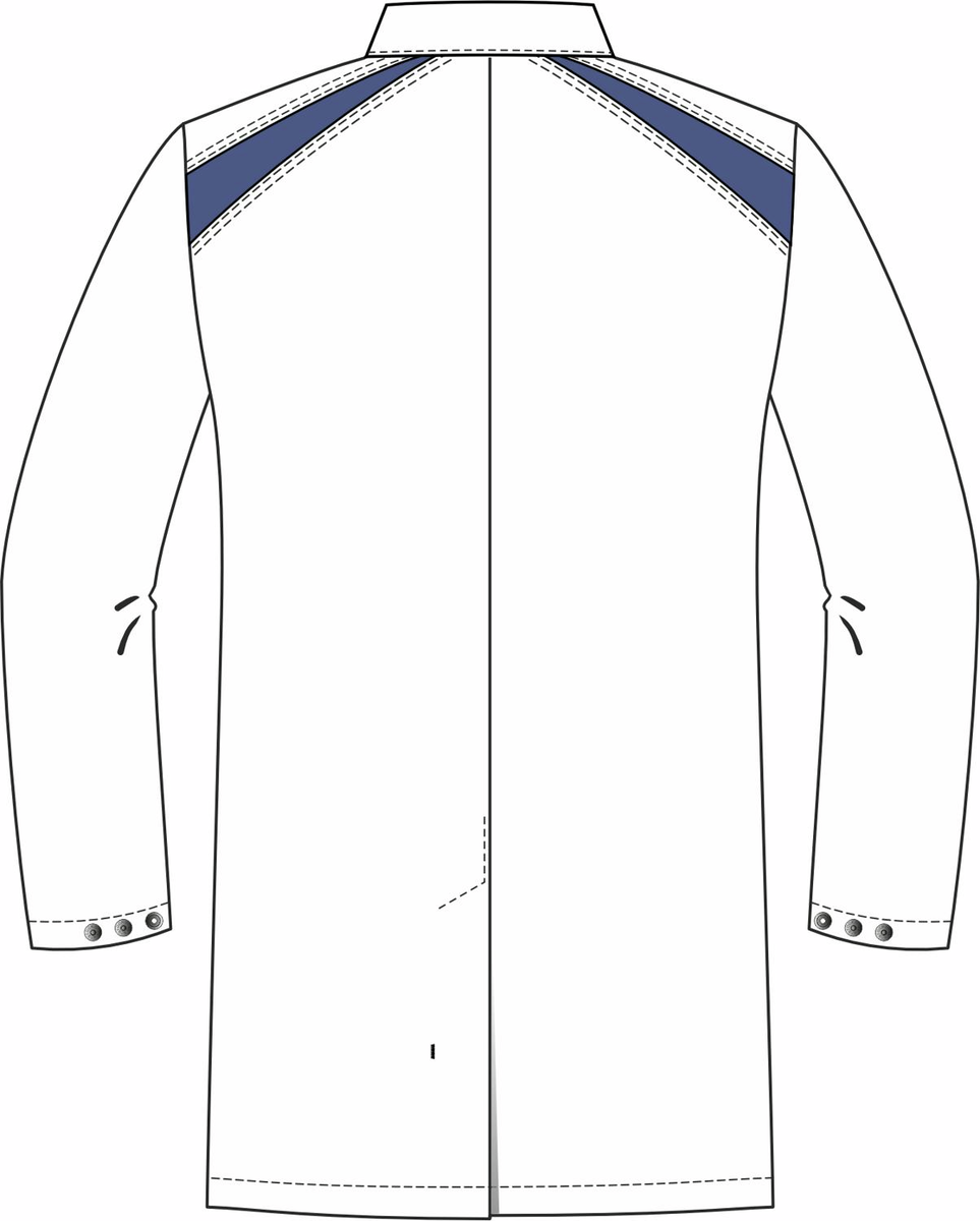 CWS Food Deluxe: Coat Men White/Blue view 4