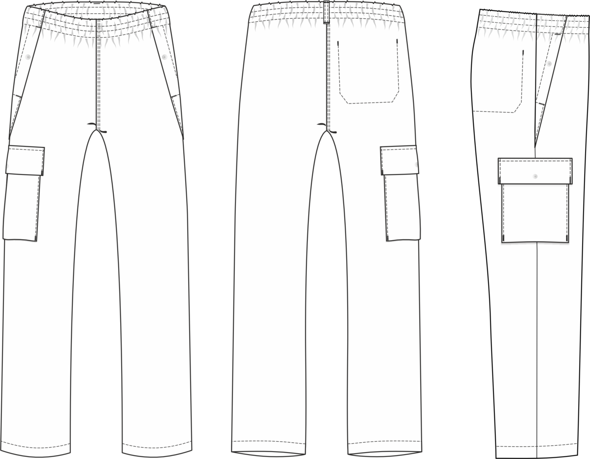 CWS Food Deluxe: Slip-on Trousers White view 9