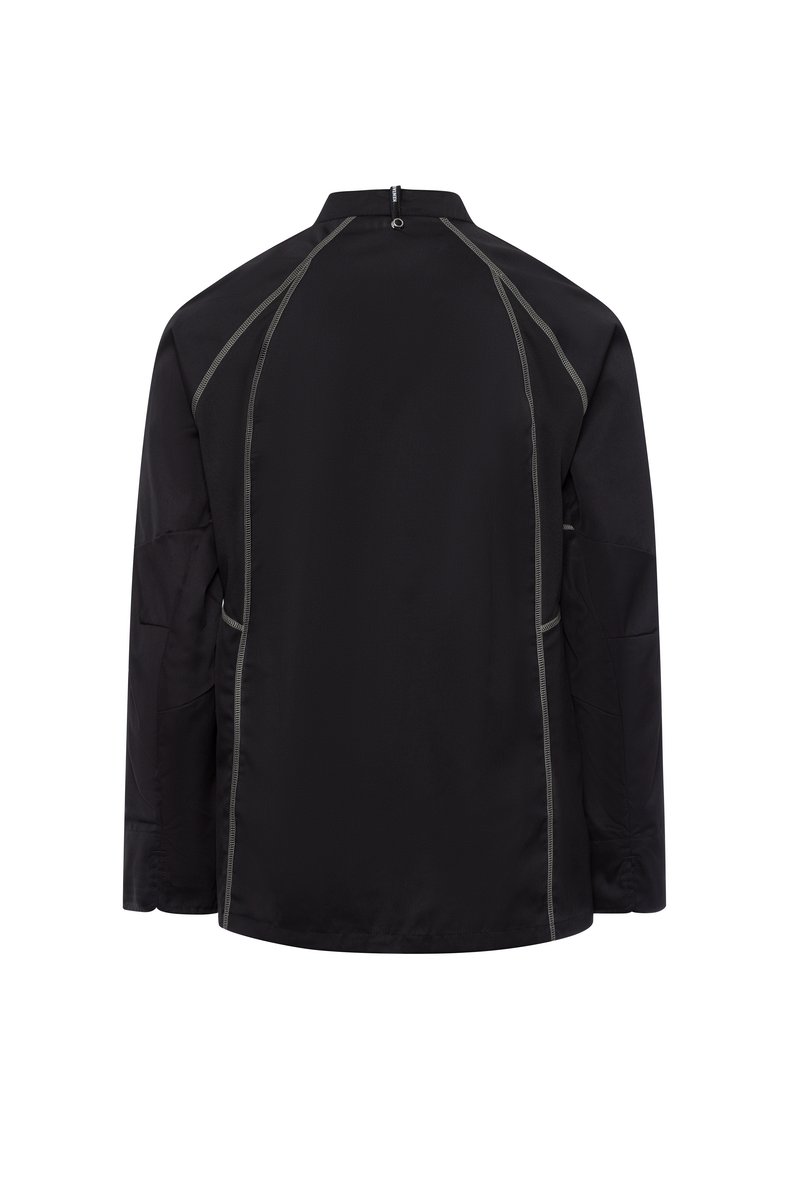 CWS Devon Line: Chef's jacket black/grey view 6