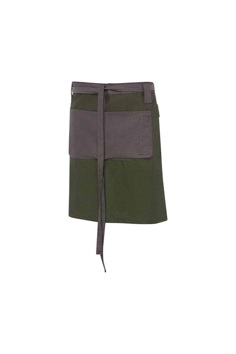 CWS Scandic Line: Bistro Apron Green/Darkgrey view 4