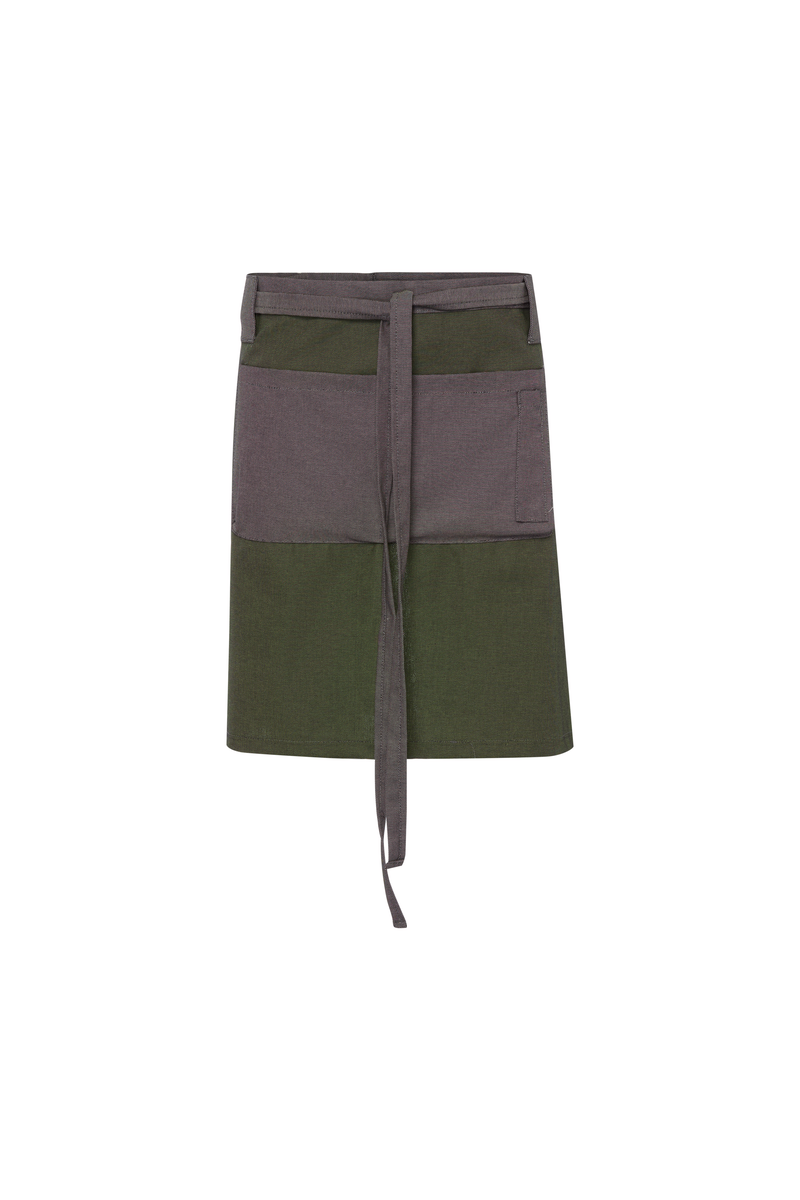 CWS Scandic Line: Bistro Apron Green/Darkgrey view 5