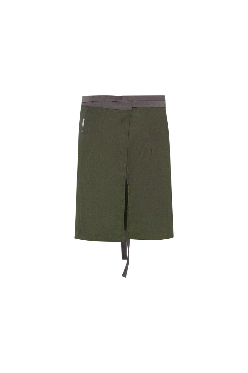CWS Scandic Line: Bistro Apron Green/Darkgrey view 6