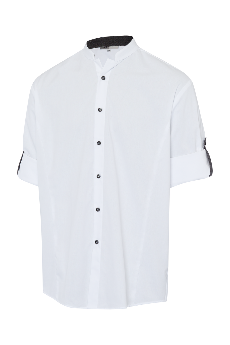 CWS Scandic Line: Shirt White/Darkgrey Roll Up Sleeves view 5