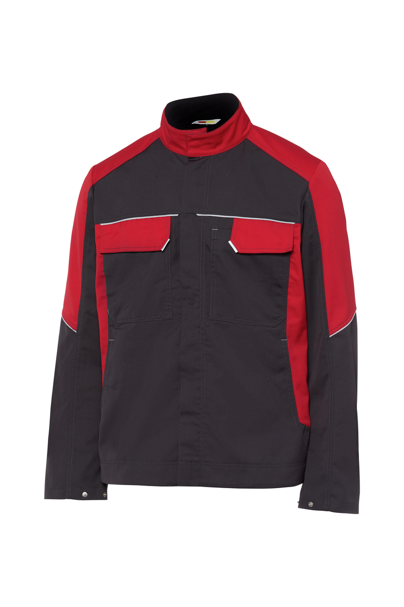 CWS Industry Comfort: Work Jacket Darkgrey/Red view 4