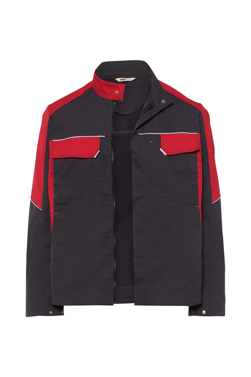 CWS Industry Comfort: Work Jacket Darkgrey/Red view 6