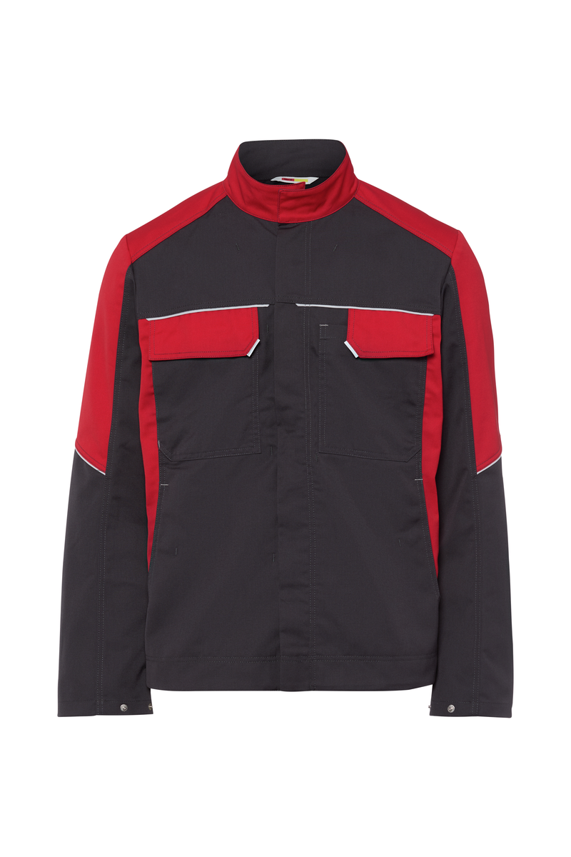 CWS Industry Comfort: Work Jacket Darkgrey/Red view 5