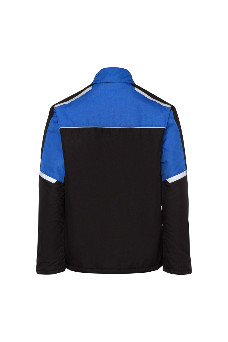 CWS Profi Line Outdoor: Work Jacket Black/Blue Lined view 5