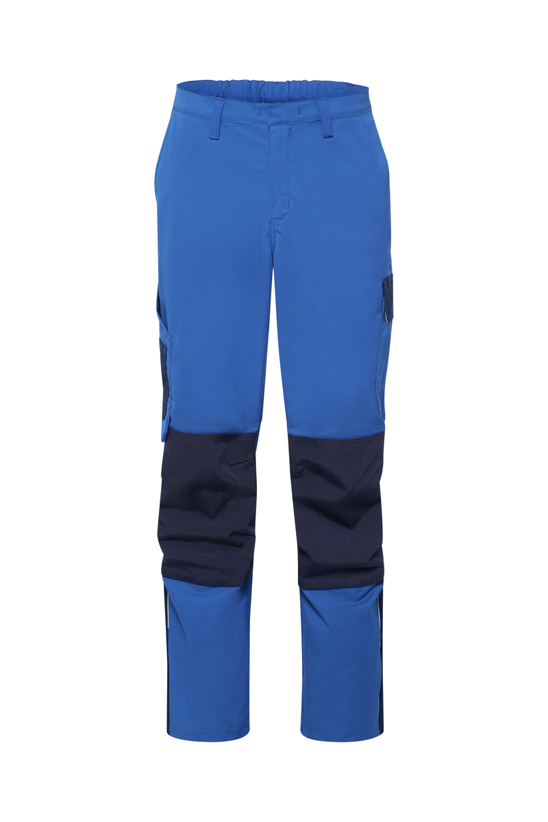 CWS Industry Comfort: Trousers Blue/Darkblue w. Kneepad Pockets view 5