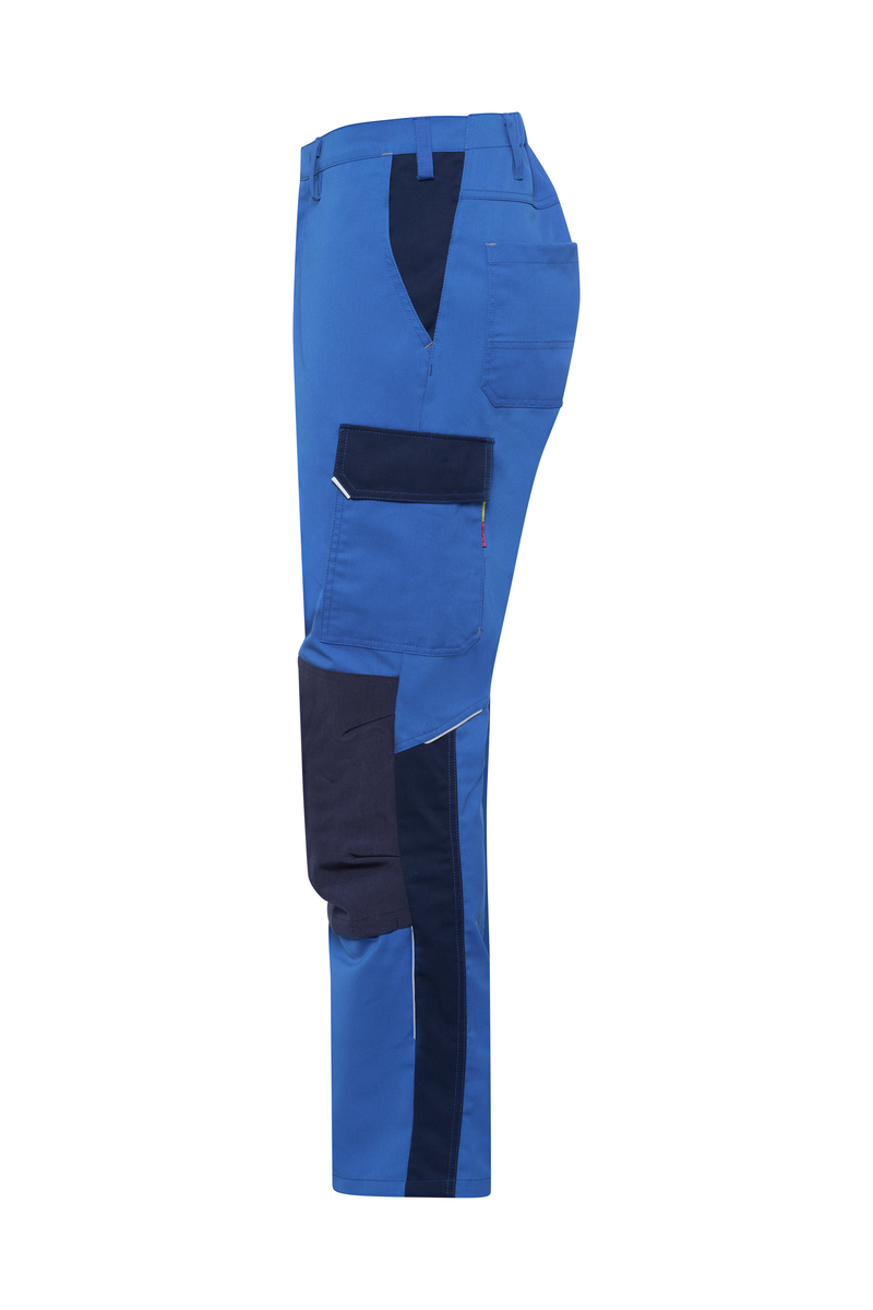 CWS Industry Comfort: Trousers Blue/Darkblue w. Kneepad Pockets view 7