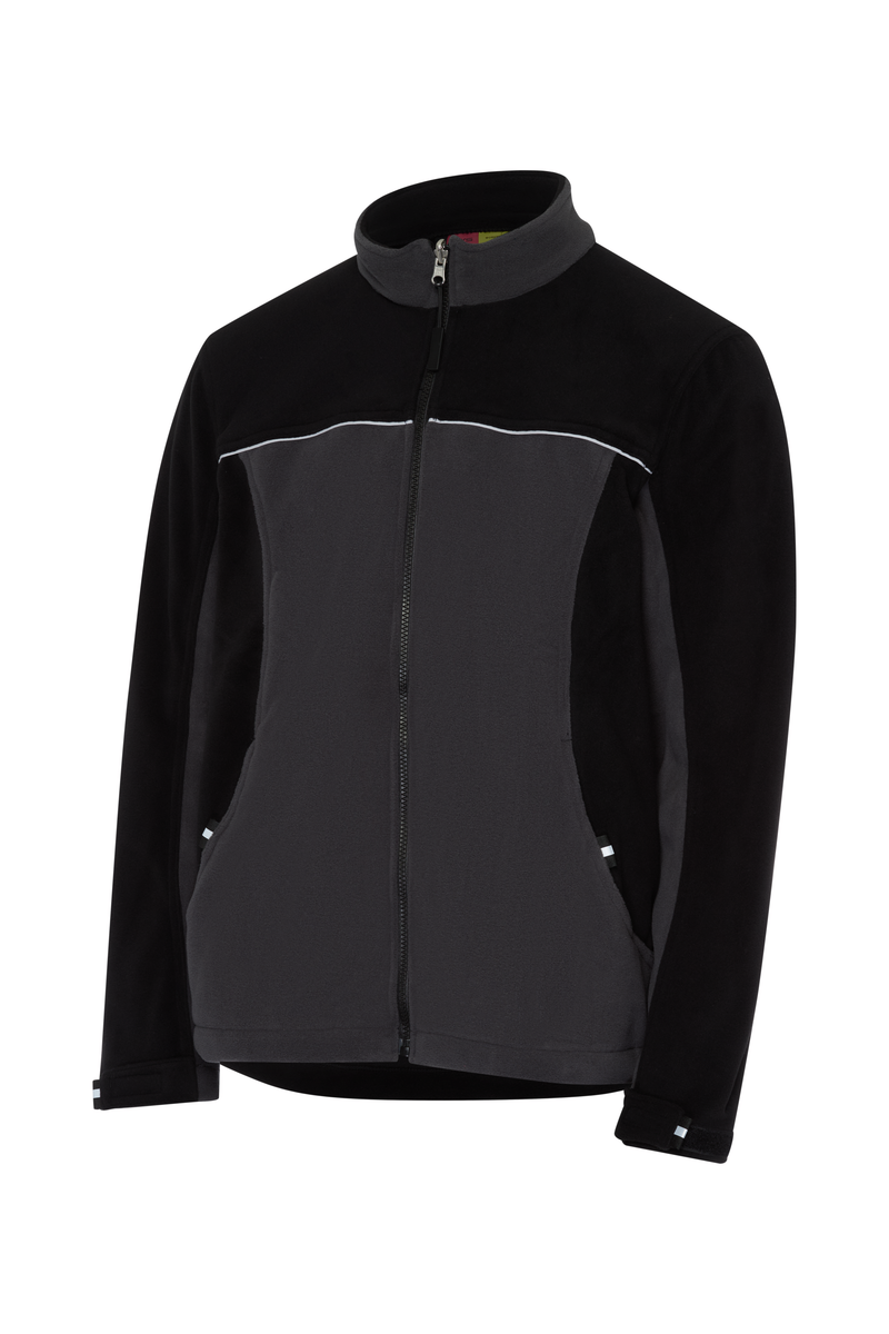 CWS Profi Line Outdoor: Fleece Jacket Darkgrey/Black view 3