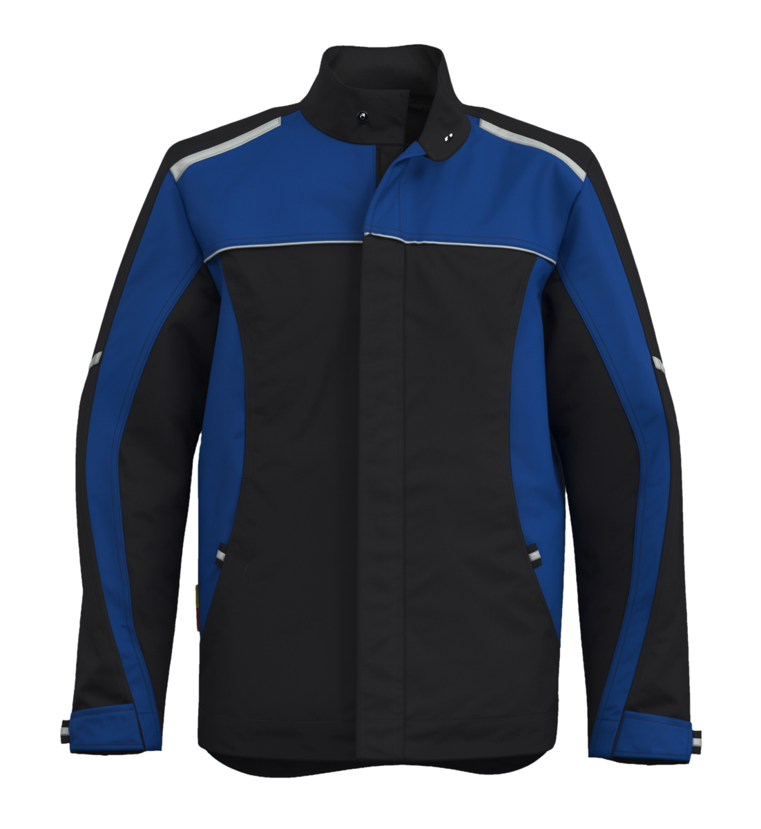 CWS Profi Line Outdoor: Softshell Jacket Black/Blue view 3